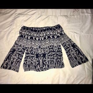 Off the shoulder summer top